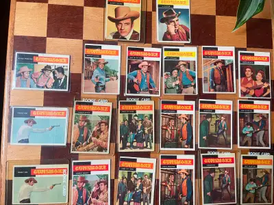 VINTAGE GUNSMOKE CARDS COLLECTOR TELEVISION WESTERN SERIES, View more