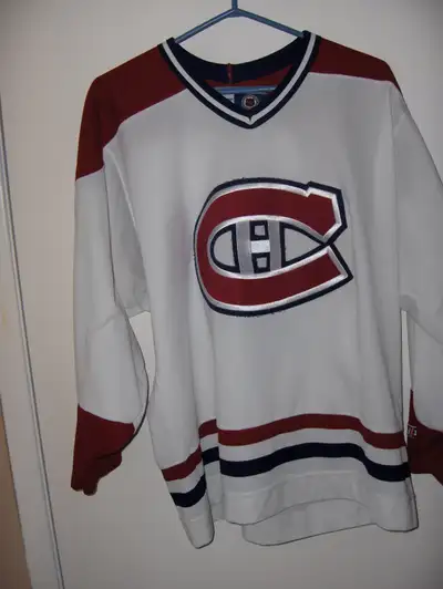 Montreal Canadien's Vintage white jersey, View more