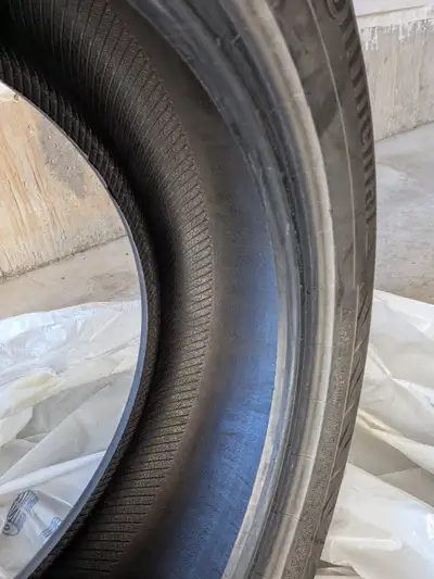 Set of 4 Continental IceContact XTRM winter tires, size 225/60R17 106T. Used for one season, less th...