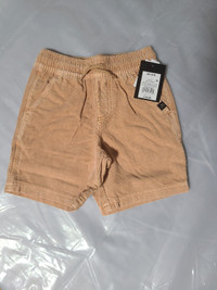 Brand new Art Class Boys Corduroy Pull-On Shorts Tan sz X-Small