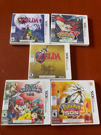 Nintendo 3 DS games Pokémon Zelda smash bros