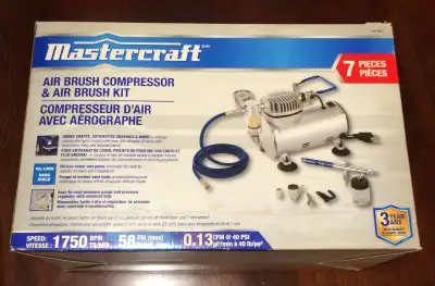 Kit Aerographe/AirBrush avec compresseur + Neuf Jamais utilisé, View more