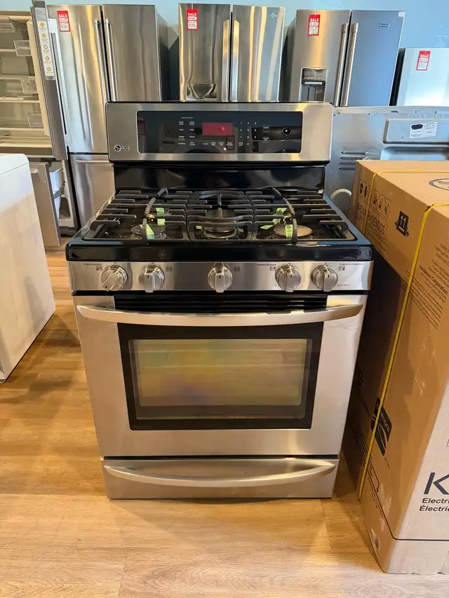 LG 30” Stainless Steel Freestanding Gas Range 