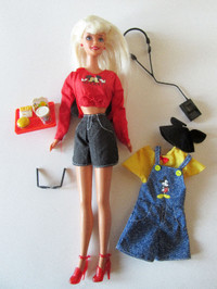 Barbie doll with genuine Disney/Barbie Clothing/Happy Meal/Accs