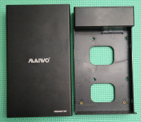 MAIWO USB C Hard Drive Enclosure for 2.5" 3.5 Inch SATA SSD HDD
