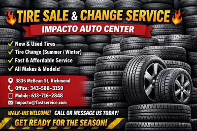 TIRE SALE & CHANGE SERVICE – IMPACTO AUTO CENTER Looking for new or used tires? We’ve got you covere...