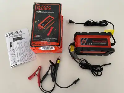 Black and Decker Waterproof Battery Charger and Maintainer- New in open box Smoke-free home **Will s...