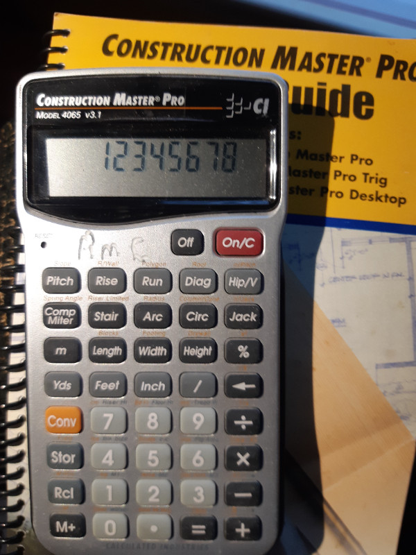 Contractors Calculator in Power Tools in Belleville - Image 2