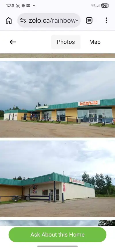 Commercial plaza with grocery store, bar with 6 VLT machine, restaurant,24 hotel room,liquor store,...