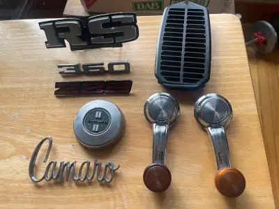 Original 1969 Camaro Rally Sport RS Grille Emblem with retainer bracket. Nice original condition $45...