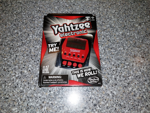 Hasbro - Yahtzee Electronic Handheld Game (sealed new) in Toys & Games in Markham / York Region