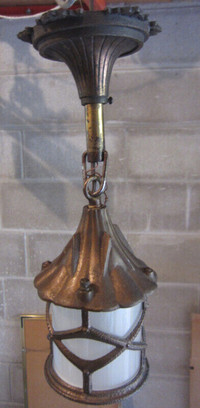 Antique Arts And Craft Pendant Porch Lamp