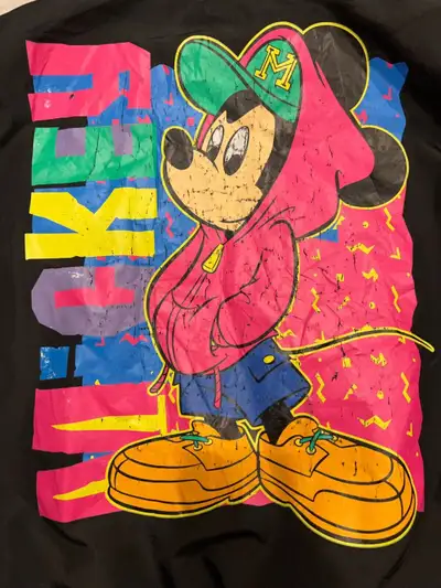 Vintage Walt Disney Mickey Mouse Windbreaker Jacket, View more