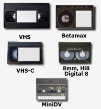 Video Transfer to DVD or digital files (mp4, etc.)