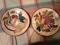 LAGIARA DERUTA Hand crafted & painted Italian wall plaques