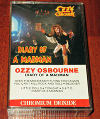 Cassette Tape :: Ozzy Osbourne - Diary of a Madman