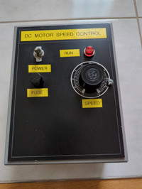 DC motor speed control