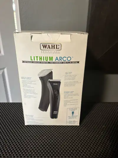 Wahl Lithium Arco Cordless Clipper $210 BNIB Brand new, just opened to take pics Wahl Lithium Arco p...