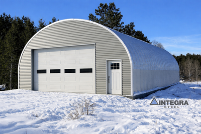 Integra Steel Buildings Premium Quonset huts and pre-engineered steel building kits, built tough for...