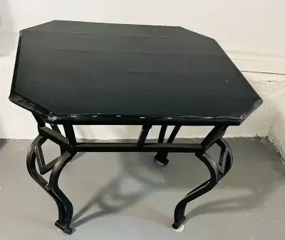 Black Accent table 26 x 24 x 22h, View more