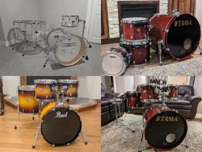 Pro & Custom drums (Tama, Pearl, Defacto) shell packs., View more