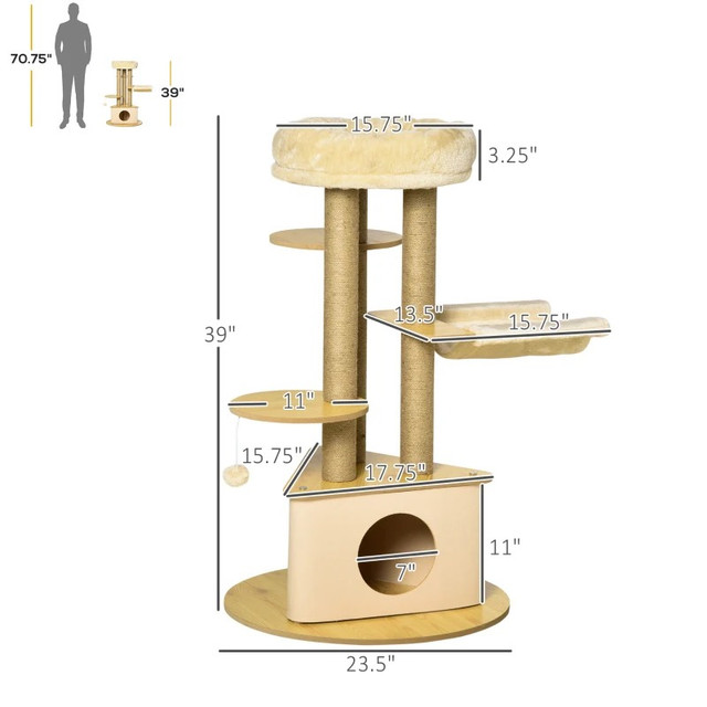 Cat Tree Tower Multi-Level  in Accessories in Markham / York Region - Image 2