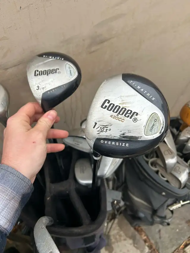 golf clubs + Bags and extras62863265257089122