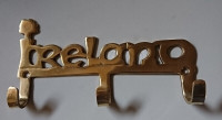 Vintage Liffey Artefacts Brass Ireland Key Rack