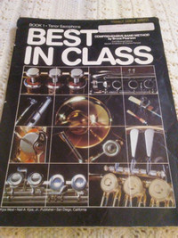 Best in Class Book 1 for Tenor Saxophone - band music book