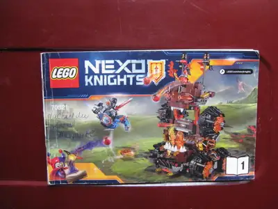 Lego Nexo Knight, la machine du général Magmar, complet 70321, View more