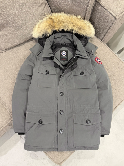 Canada Goose Banff Parka Winter Jacket Down Coat Grey MENS LARGE, View more