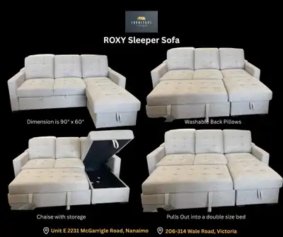 ️ Reversible Sectional Sofa Sofa with Storage️✨, View more