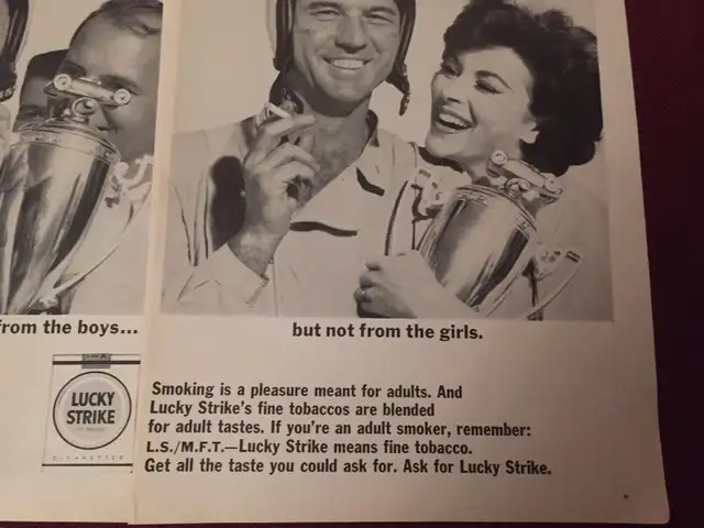 1963 Lucky Strike Cigarettes Double Page Original Ad64877473512323122