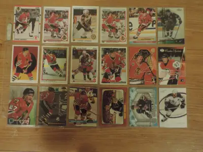 Jeremy Roenick Hockey Cards - 87 Total with Rookie Cards $10 for everything in pictures Message with...