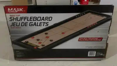Majik Tabletop Shuffleboard Game – Like New, View more