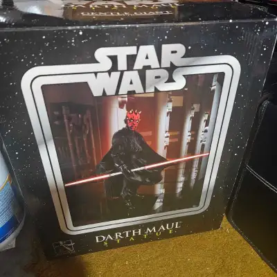 I'm selling a Gentle Giant Darth Maul statue, a striking collectible for any Star Wars enthusiast. T...