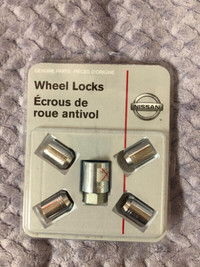 Nissan / Infiniti wheel locks  - original -(NEW)