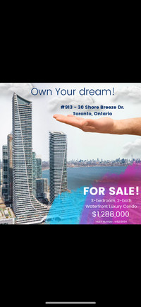 Luxury Condo for Sale in Etobicoke, 3bed 2bath.over 1000 sq.ft.