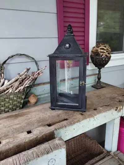 Priced to go! Great for candles, plants. Also good for Cemetery Memorial Greek Orthodox. Measures 21...