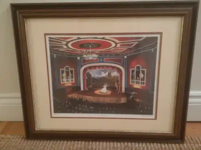 1. Savoy Theatre, The Performance, "The King and I" by Marie Maud Moore; 19.5" X 23.5" outside dimen...