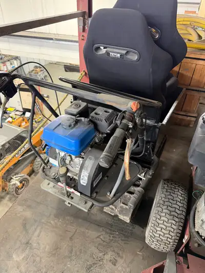 Motorized wheel barrel works great