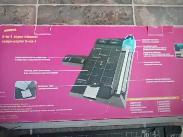 Tranche coupe papier 5 en 1 in Hobbies & Crafts in St-Georges-de-Beauce - Image 7