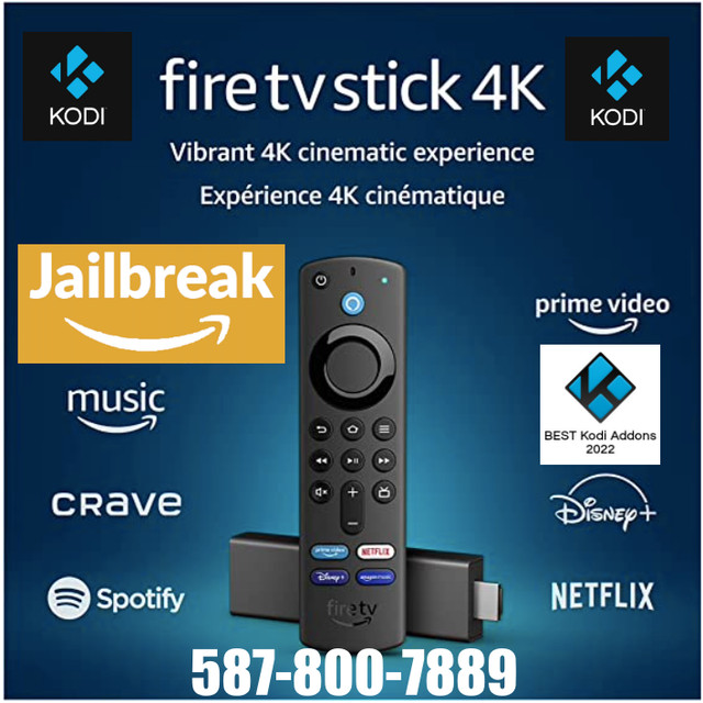 Amazon FireTV or Firestick Kodi 21.0 Programming for $25 in Video & TV Accessories in Calgary