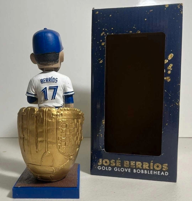Jose Berrios Gold Glove Bobblehead - Toronto Blue Jays 2024 SGA in Arts & Collectibles in Oshawa / Durham Region - Image 3