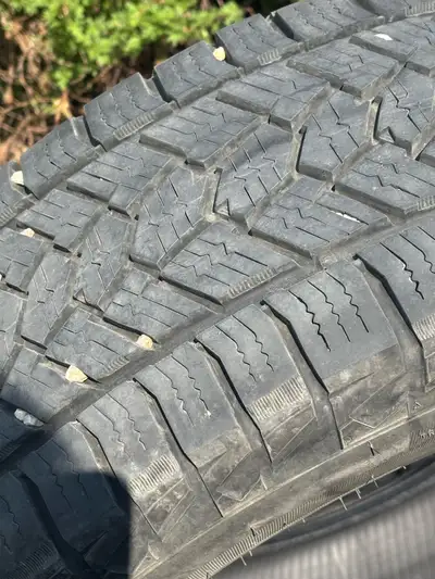 I'm selling a set of used Hercules Terra Trac A/T tires, size 235/65R17, perfect for all-terrain adv...