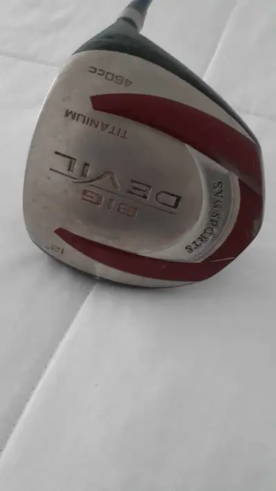 This near new driver bought in USA ,, Big Devil ladies right handed driver 12% Loft ( higher Launch)...