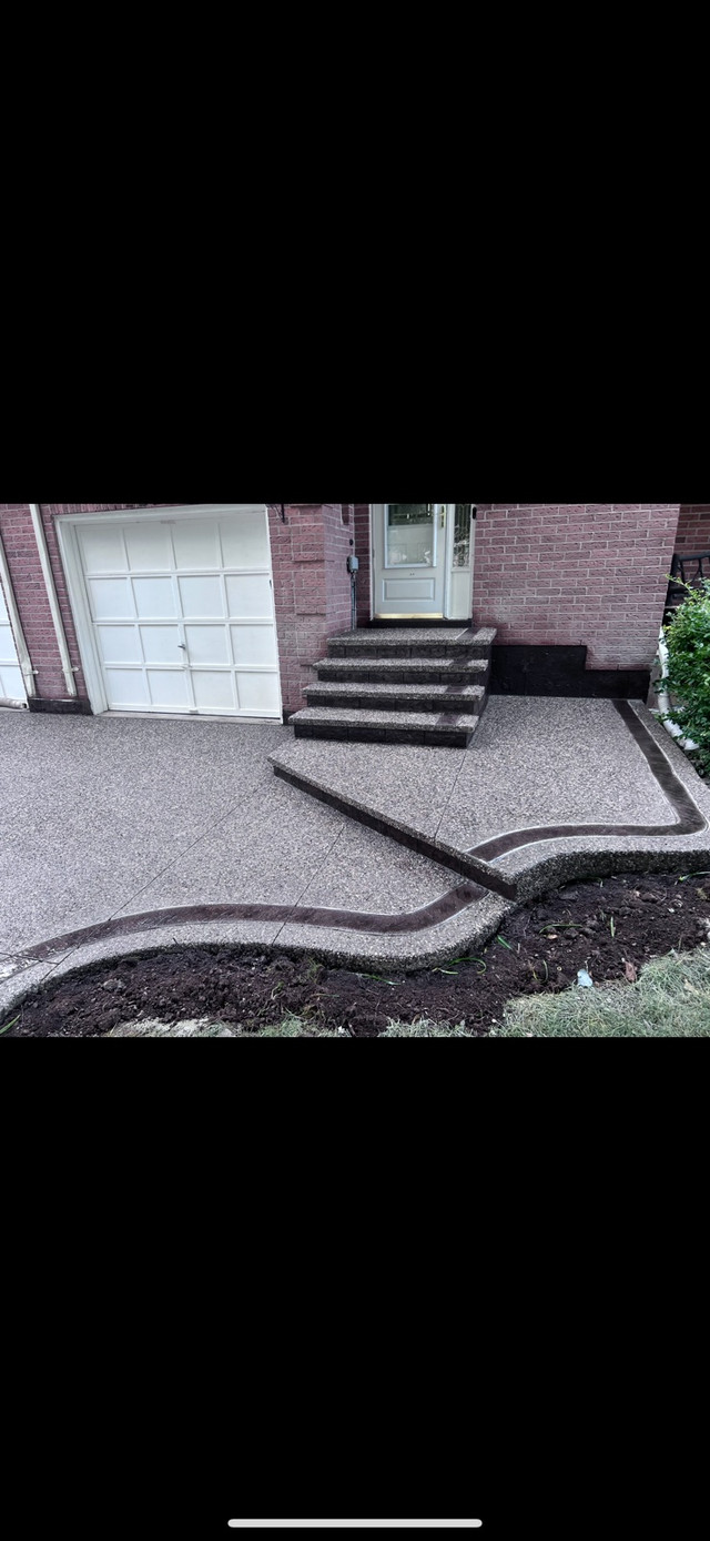 Concrete Stamp Aggregate  in Renovations, General Contracting & Handyman in Mississauga / Peel Region