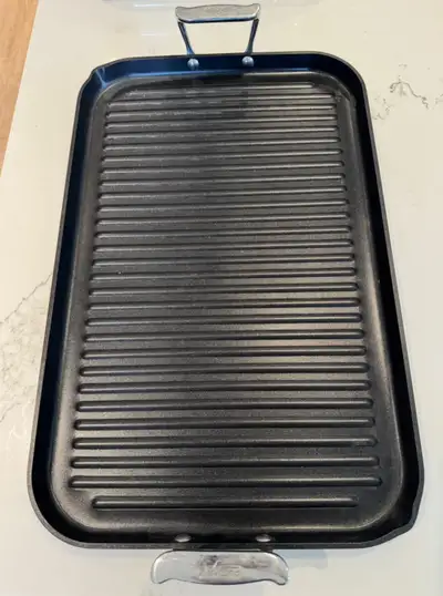 AIl-Clad Nonstick Grill/Griddle Pan 13”x20”.  $80, View more