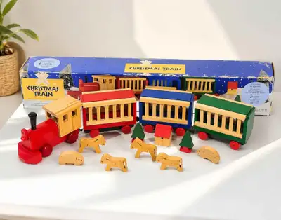 Hand made wood Train $30, View more