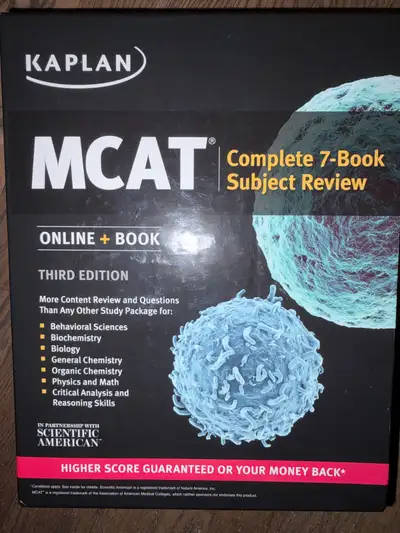 MCAT Complete 7-book set 3rd Edition, View more